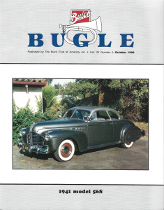 THE BUICK BUGLE 1990 OCT - '41 MODEL 56 S, '39 MODEL 66S